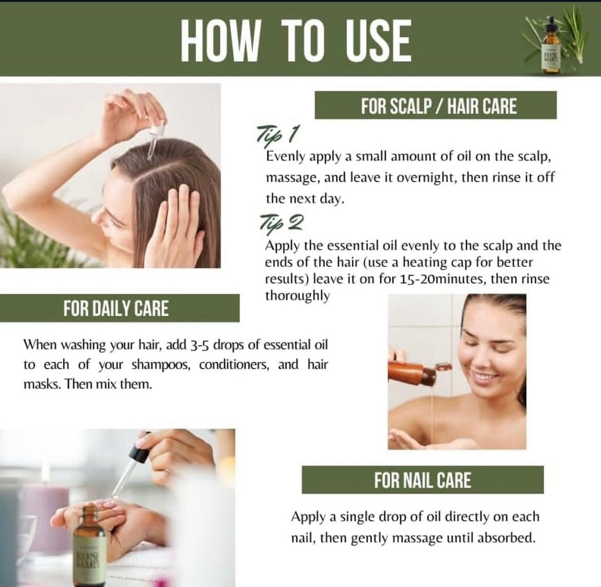 100% NATURAL ROSEMARY HAIR SERUM